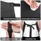 4 Pack Waterproof Rubber PVC Apron Adjustable Dishwasher Apron-Women Men Heavy Duty Work Apron for Dishwashing Chemical Lab Butcher Grooming Black